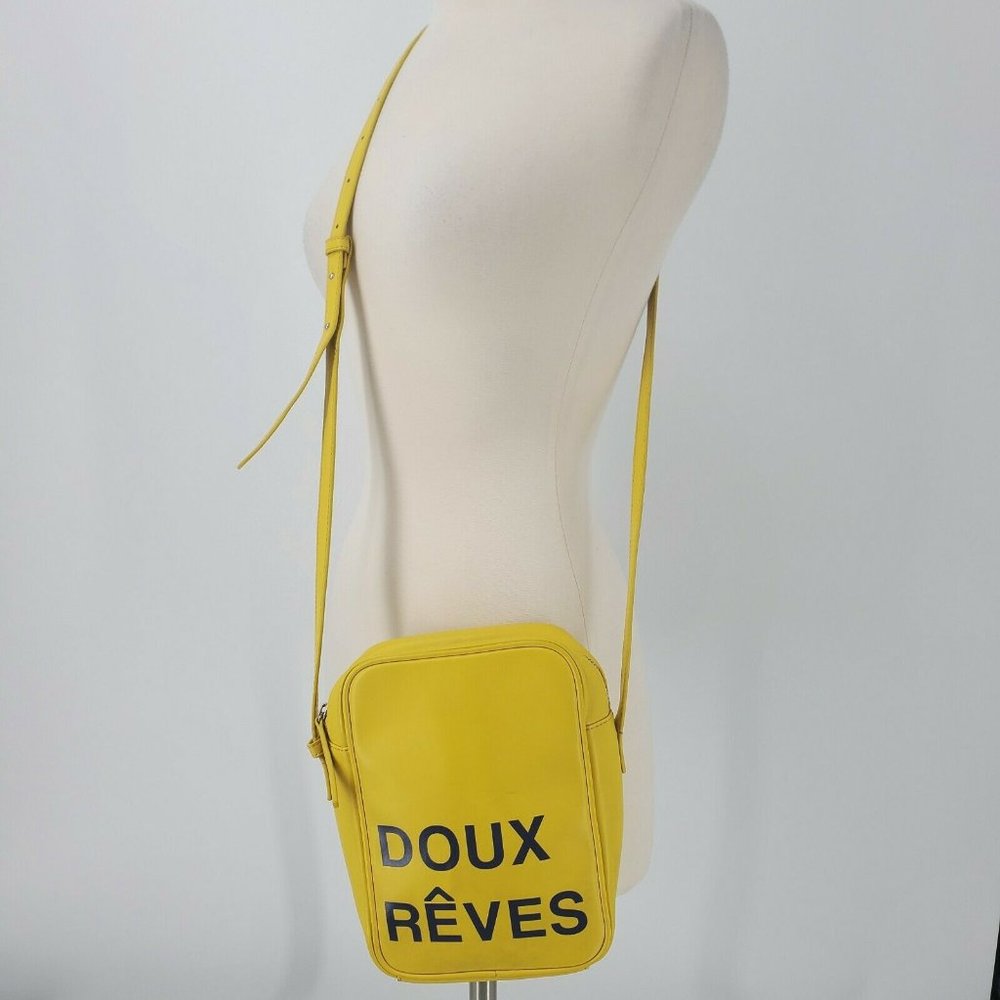 French Connection Addie Slogan Camera Bag - Picture 3 of 10